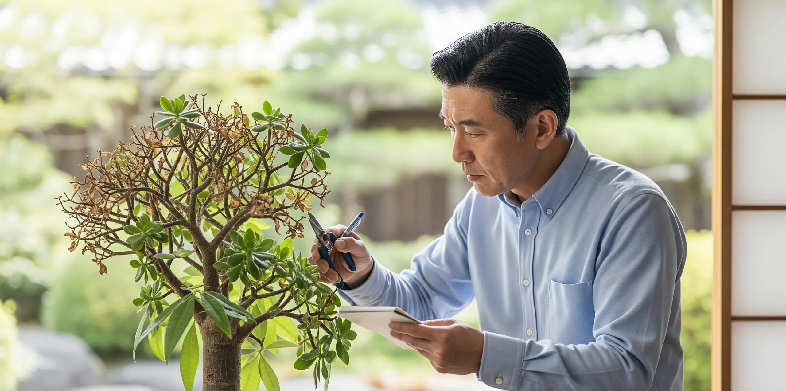 葉が落ちた後はどうすればいいですか?