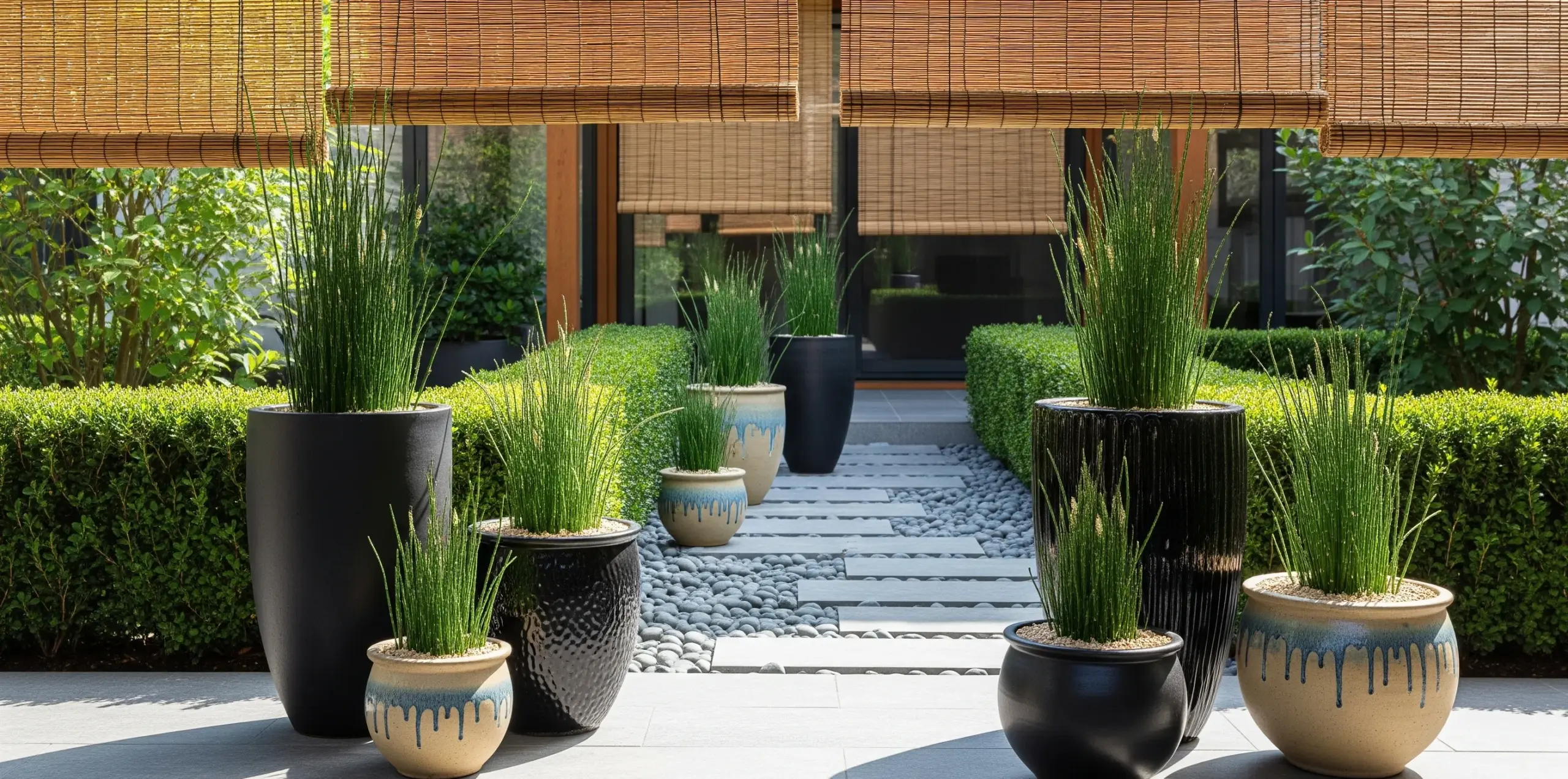 地下茎対策としての鉢植えの活用