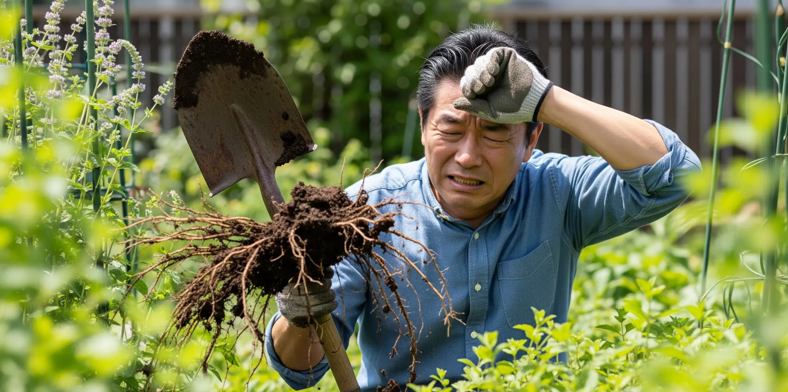 再生力が強く除去は大変