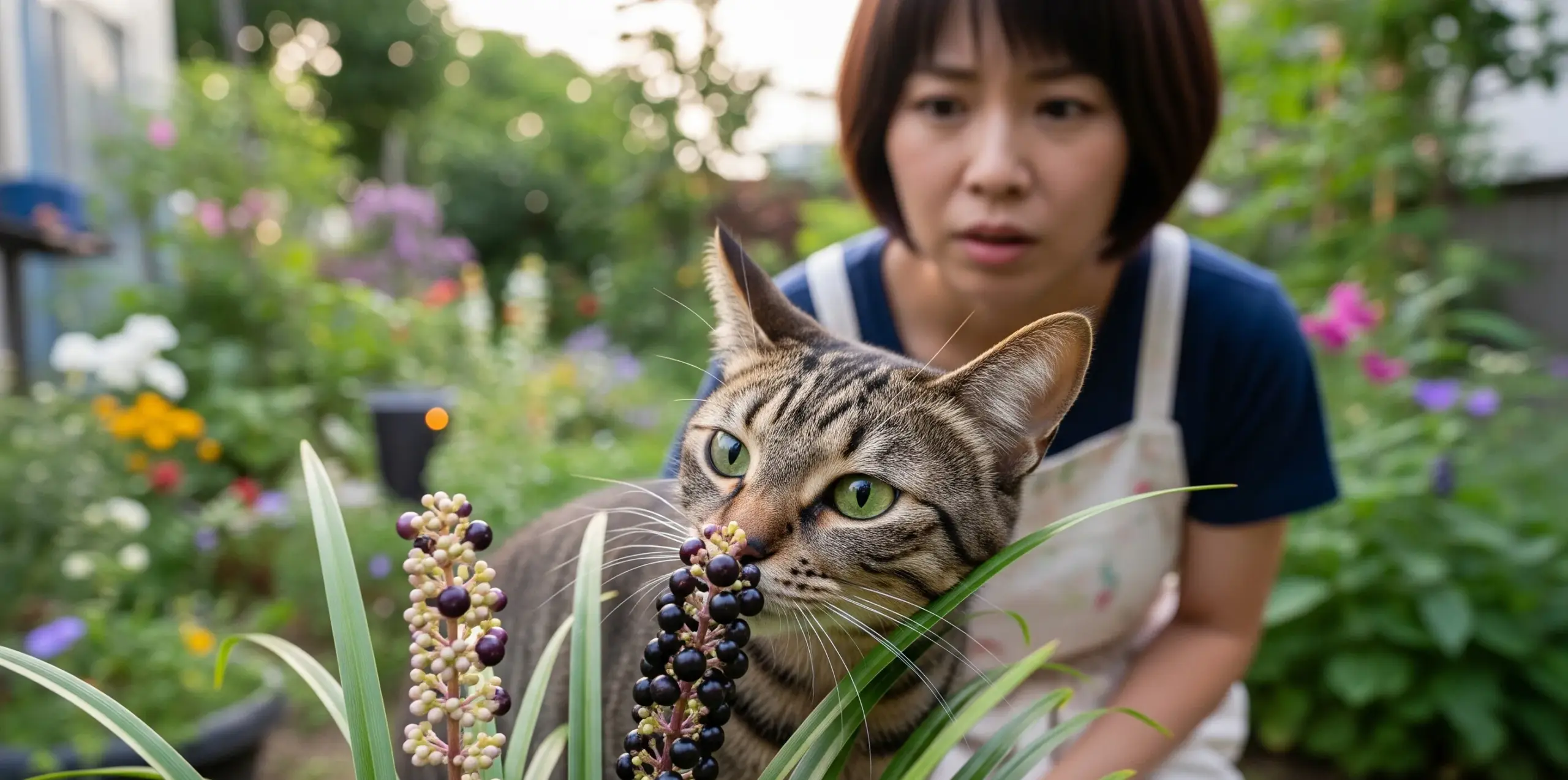 ペットにとってのヤブランの毒性