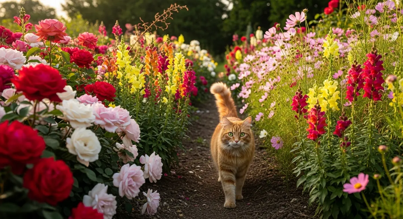 ユリの代わりに植えられる安全な植物