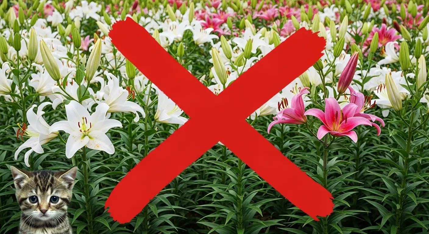 危険なユリの庭植えを避けるべき理由