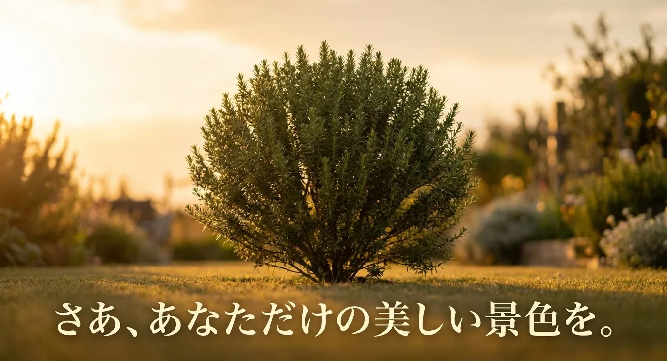 「さあ、あなただけの美しい景色を。」というメッセージが添えられた、記事の締めくくりのスライド。